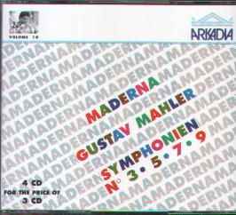 Bruno Maderna - Symphonien No 3 • 5 • 7 • 9 - Maderna Edition Volume 18 album cover