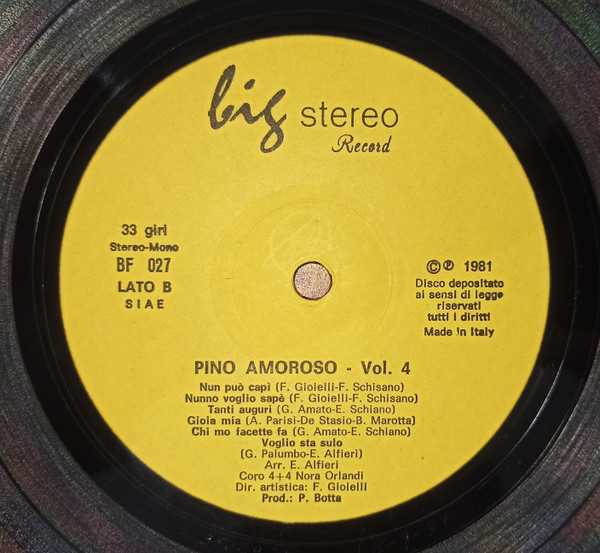 last ned album Pino Amoroso - Amorosamente Vostro Vol 4