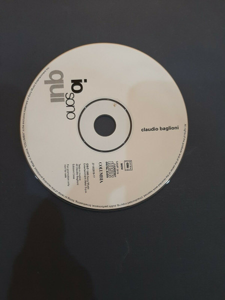 Claudio Baglioni – Io Sono Qui (1995, CD) - Discogs