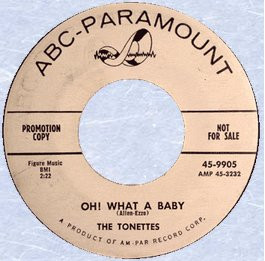 The Tonettes – Oh What A Baby (1958, Vinyl) - Discogs