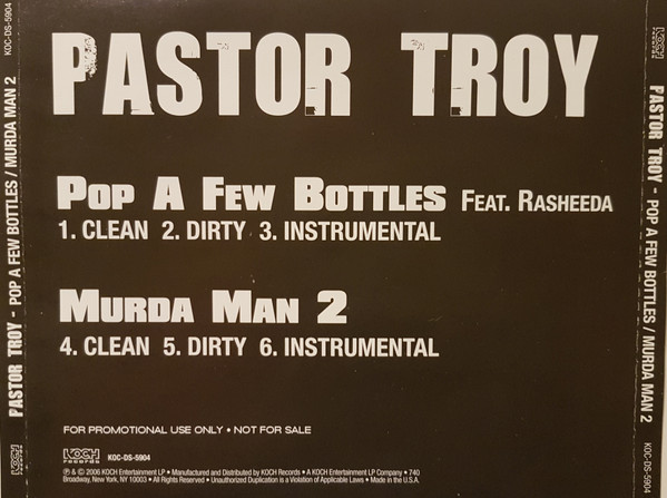 baixar álbum Pastor Troy - Pop A Few Bottles Murda Man 2