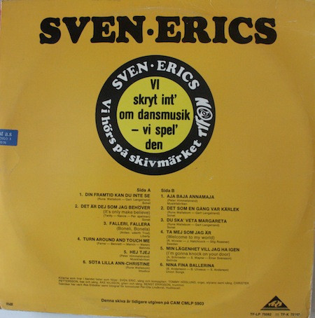 lataa albumi SvenErics - Sven Erics