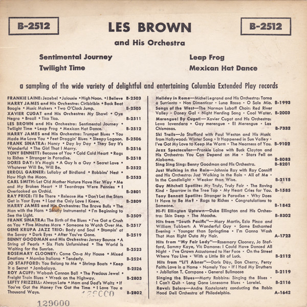 lataa albumi Les Brown And His Orchestra - Les Brown And His Orchestra