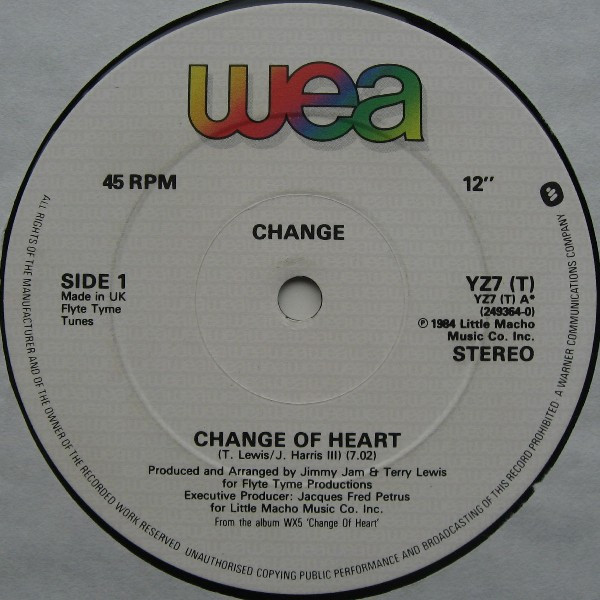 Change - Change Of Heart