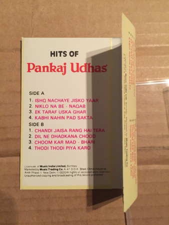 last ned album Pankaj Udhas - Hits Of Pankaj Udhas