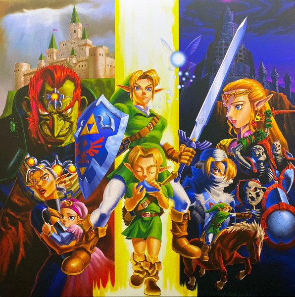 Zelda inspired art, Link Ocarina of time Song of Storms Make it
