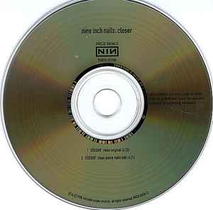 Nine Inch Nails – Closer To God (1994, CD) - Discogs