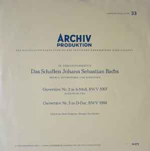 Johann Sebastian Bach - Ouvertüre Nr. 2 h-Moll BWV 1067 / Ouvertüre Nr. 3 D-Dur BWV 1068 album cover