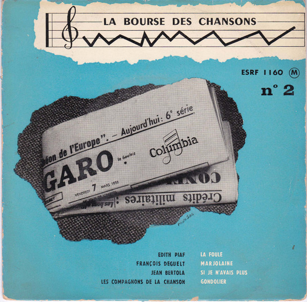La Bourse Des Chansons N° 2 (1958, Vinyl) - Discogs