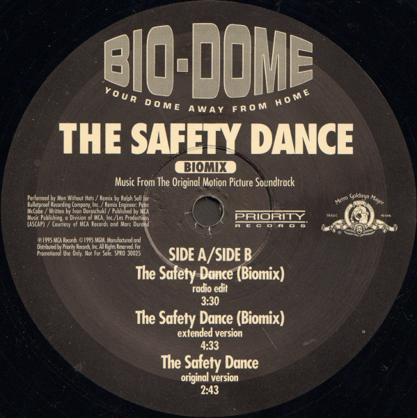 Men Without Hats – The Safety Dance (Biomix) (1995, Vinyl) - Discogs