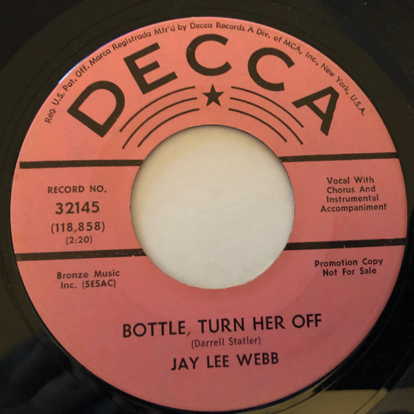 lataa albumi Jay Lee Webb - Bottle Turn Her Off You Never Were Mine