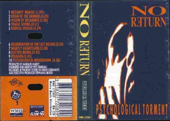 No Return – Psychological Torment (1990, Cassette) - Discogs
