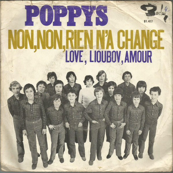 last ned album Poppys - Non Non Rien NA Changé