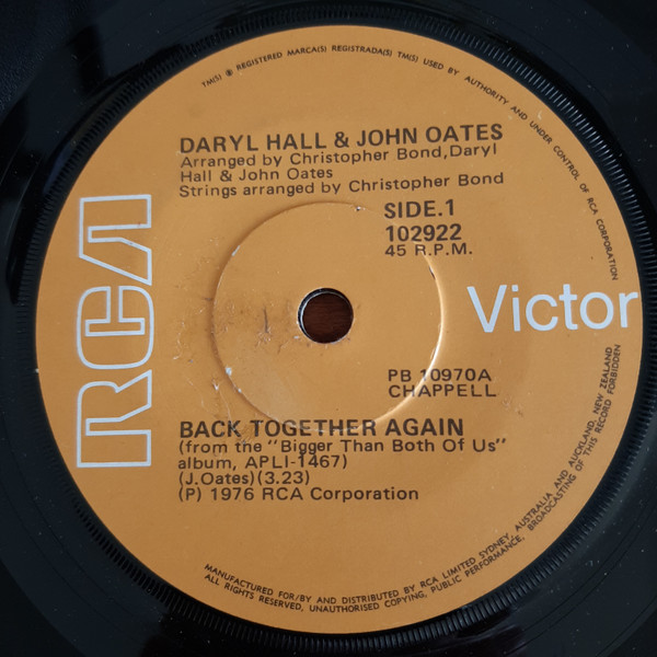 descargar álbum Daryl Hall & John Oates - Back Together Again