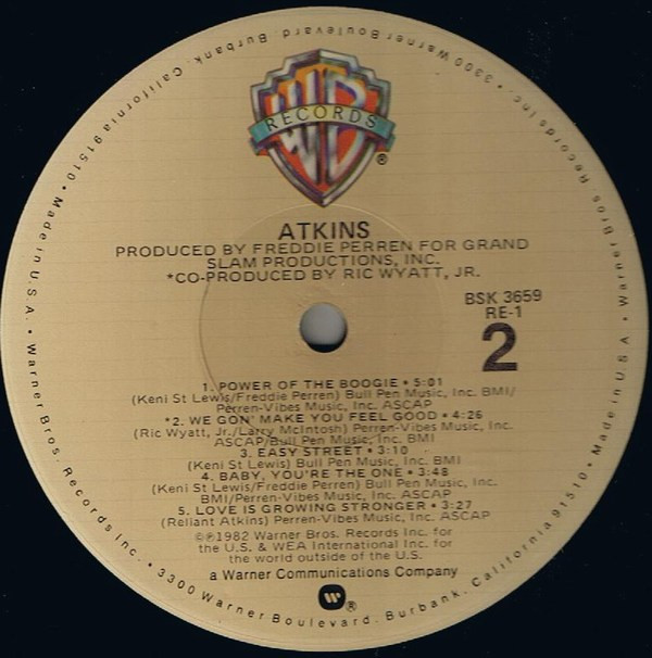 Atkins - Atkins | Warner Bros. Records (BSK 3659) - 4