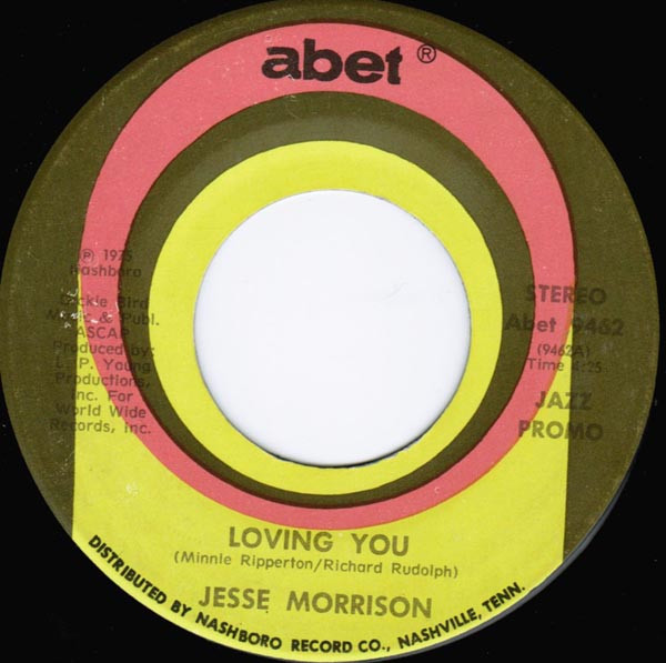 Jesse Morrison - Loving You / Shakey Pudding | Releases | Discogs