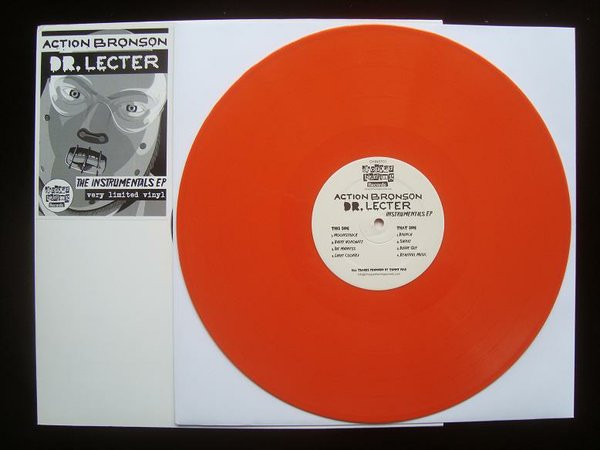 Action Bronson – Dr. Lecter Instrumentals (2012, Orange, Vinyl