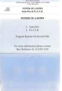 System Of A Down - Suite-Pee / P.L.U.C.K. album cover