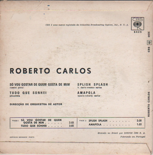 télécharger l'album Download Roberto Carlos - Só Vou Gostar De Quem Gosta De Mim album