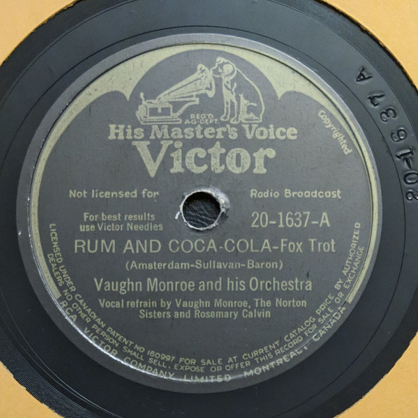 正式 1929 Roy Fox Whispering Cornetist Marianna 78 RPM When I See My Sugar OO  LA J2 海外 即決