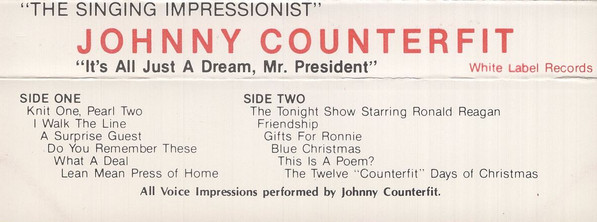 ladda ner album Johnny Counterfit - Its All Just A Dream Mr President