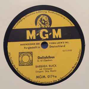 Barbara Ruick - Delishibus / You Can't Do Wrong Doin' Right album cover
