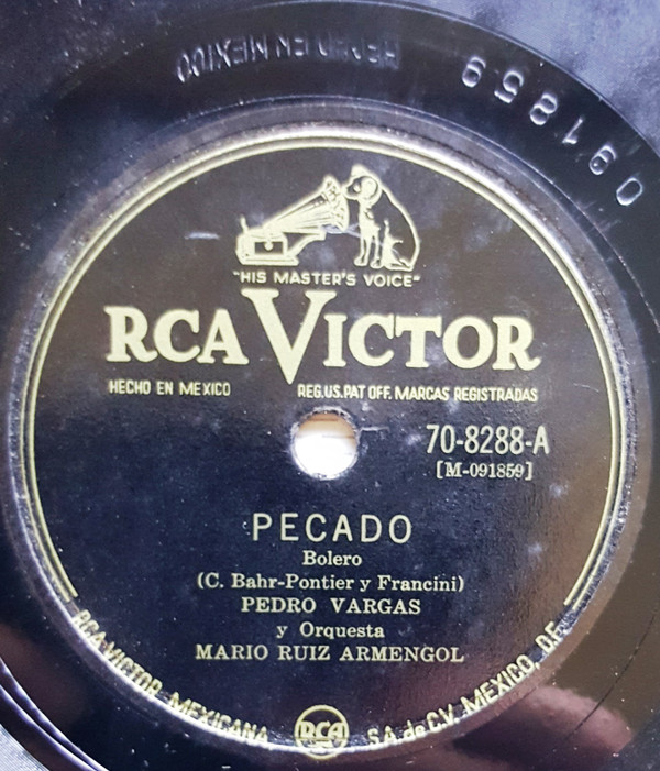 Album herunterladen Pedro Vargas Y Orquesta Mario Ruiz Armengol - Pecado Pequeña