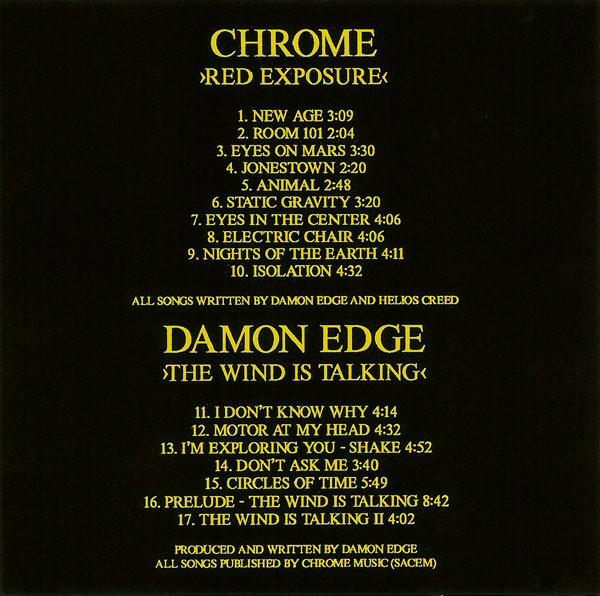 ladda ner album Chrome Damon Edge - Red Exposure The Wind Is Talking