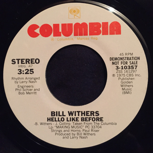 Album herunterladen Bill Withers - Hello Like Before