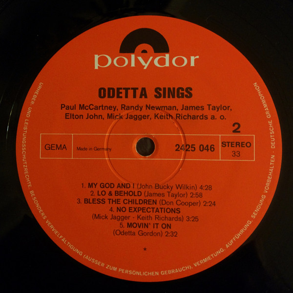 last ned album Odetta - Odetta Sings