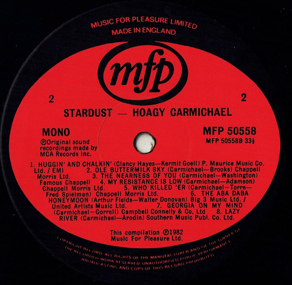 Album herunterladen Hoagy Carmichael - Stardust