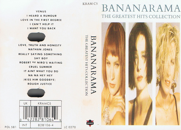 Bananarama – The Greatest Hits Collection (1989, Cassette) - Discogs