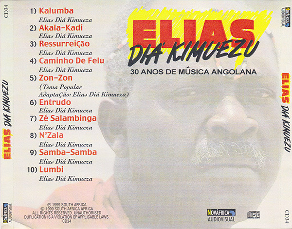 lataa albumi Elias Diá Kimuezu - 30 Anos De Música Angolana