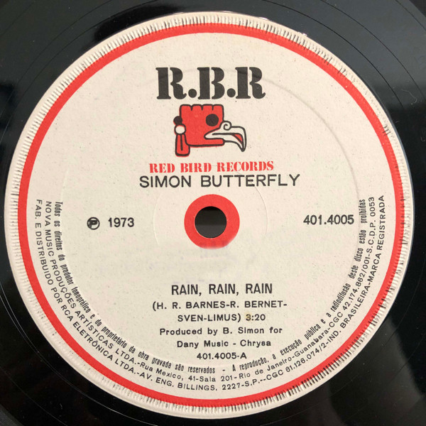 Simon Butterfly – Rain, Rain, Rain (1973, Vinyl) - Discogs