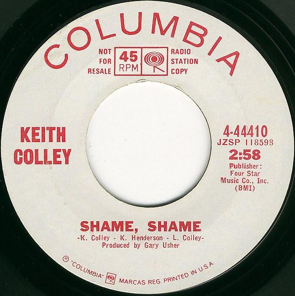 descargar álbum Keith Colley - Enamorado Shame Shame