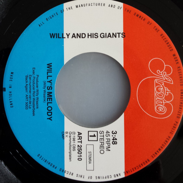 baixar álbum Willy And His Giants - Willys Melody