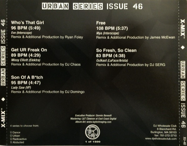 last ned album Various - X Mix Urban Series 46