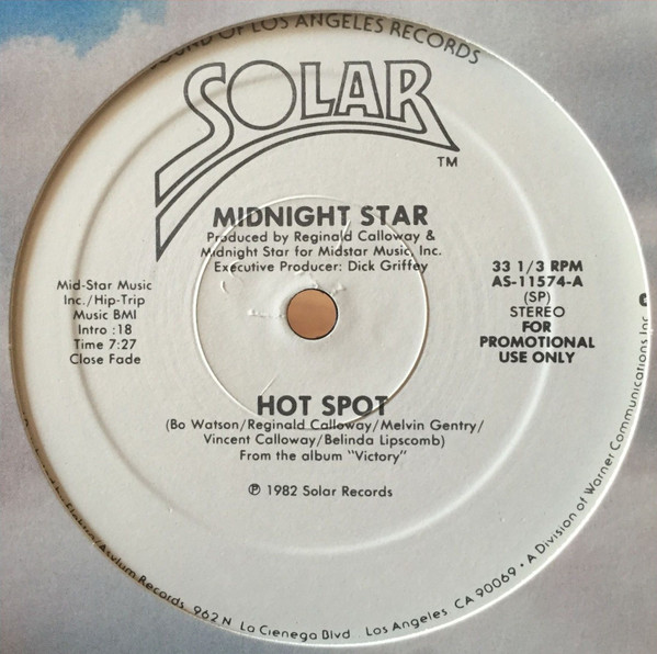 Midnight Star – Hot Spot (1982, Vinyl) - Discogs