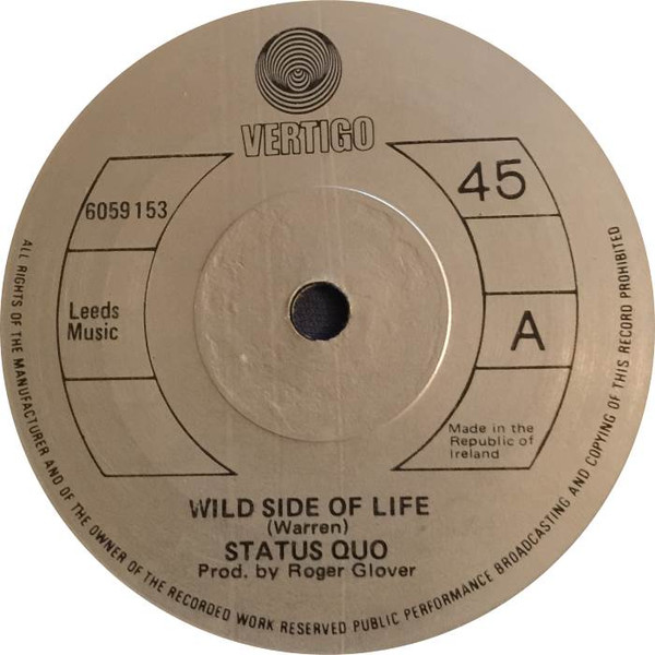 Album herunterladen Status Quo - Wild Side Of Life