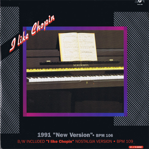 D.J.'s Gang – I Like Chopin (1991, Vinyl) - Discogs