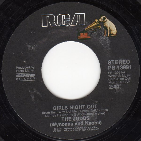 The Judds (Wynonna And Naomi) – Girls Night Out (1984, Indianapolis ...