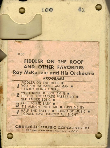 ladda ner album Ray McKenzie And His Orchestra - Fiddler On The Roof And Other Broadway Favorites
