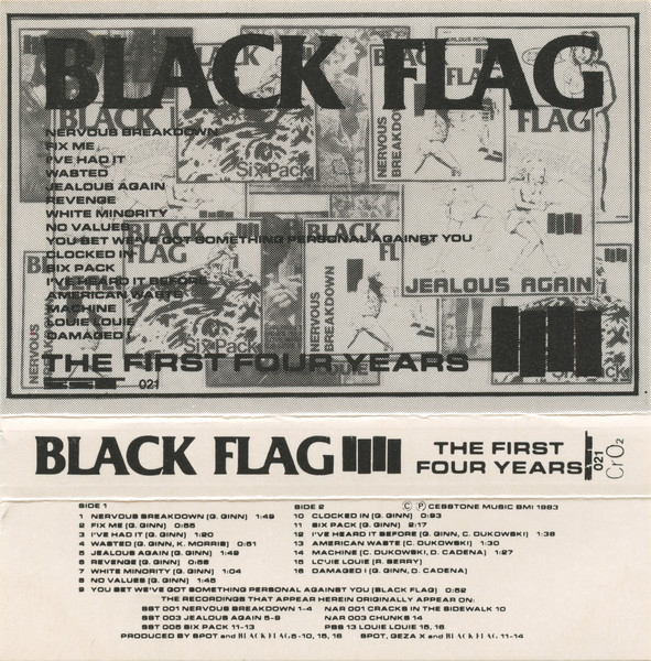 Black Flag – Six Pack (1990, White, Vinyl) - Discogs