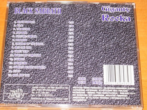 télécharger l'album Black Sabbath - Giganty Rocka
