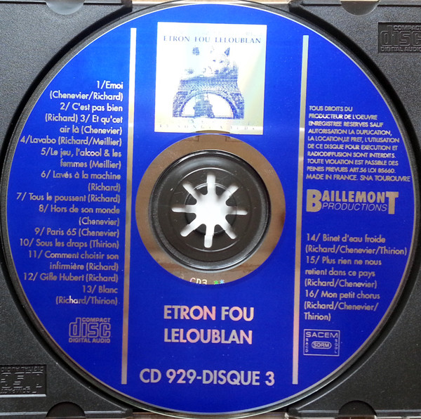 Album herunterladen Etron Fou Leloublan - 43 Songs