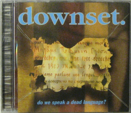 Do We Speak A Dead Language 3 sticker set MINT 1996 original official Downset 