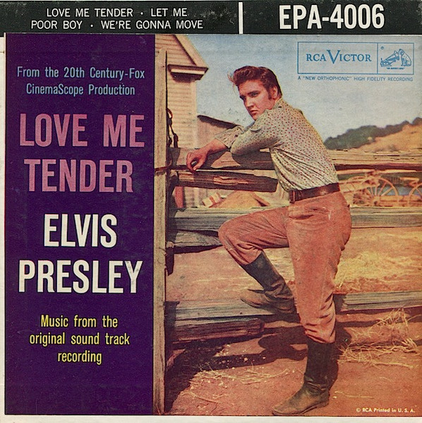 Elvis Presley – Love Me Tender (1956, Rockaway Pressing, Vinyl) - Discogs