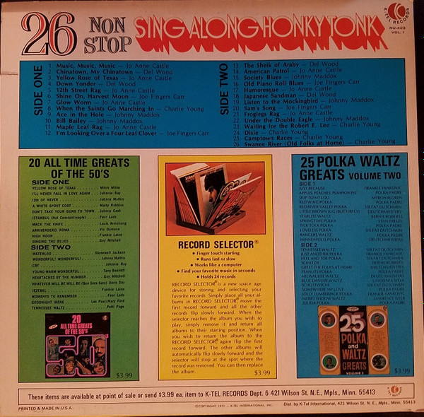 last ned album Various - 26 Non Stop Sing Along Honky Tonk Vol 1