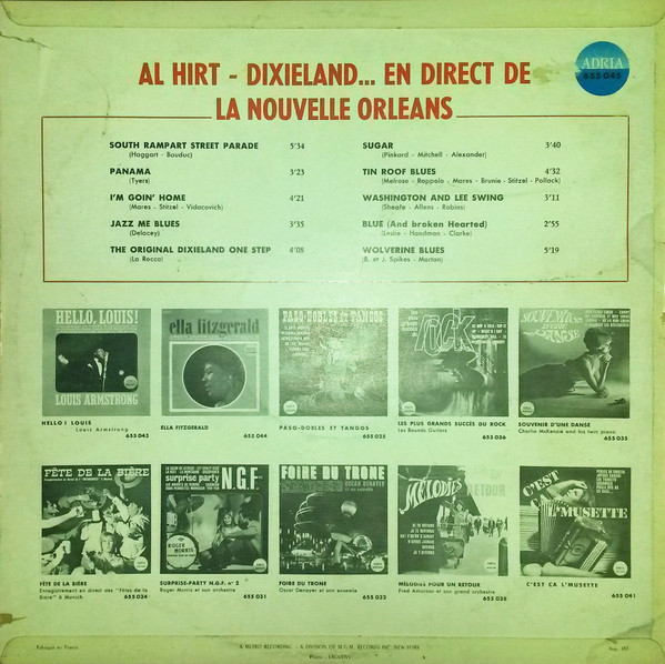 last ned album Al Hirt - Dixieland En Direct De La Nouvelle Orleans