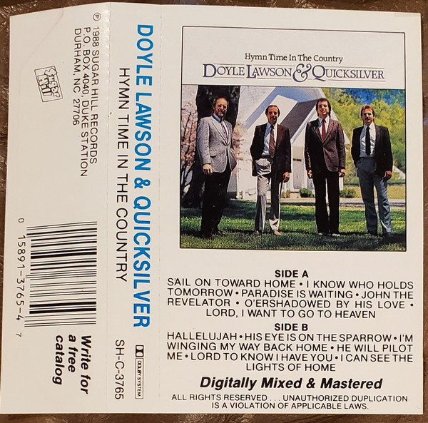 Doyle Lawson Quicksilver Hymn Time In The Country Cassette